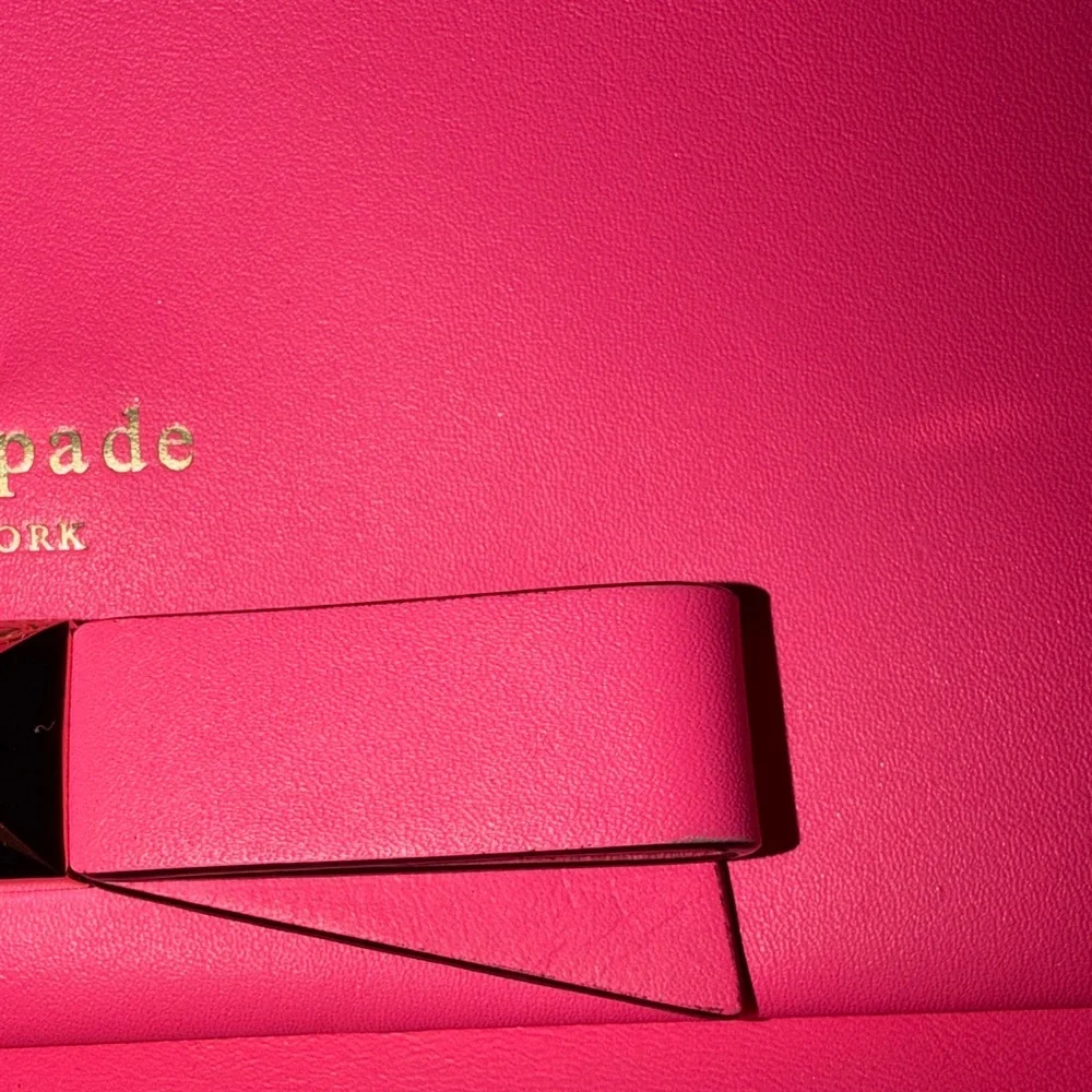 Kate Spade Vibrant Pink Clutch with Bow Accent - Picture 7 of 7